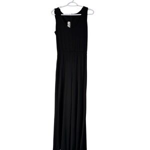 Vintage Alison Ayres‎ Original Black Sleeveless Maxi Dress/pants